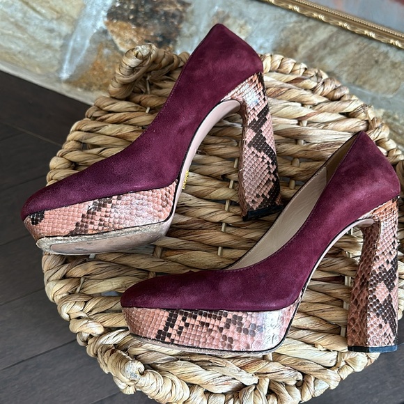 Prada Suede platform heels - Picture 5 of 8